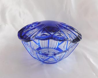 Travessa transparente Irena Blue Cut to Clear nº 22268