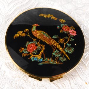 Vintage Peacock Mirror - Etsy