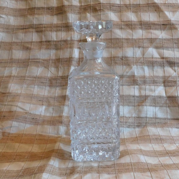 Square Cut Crystal Decanter # 21796
