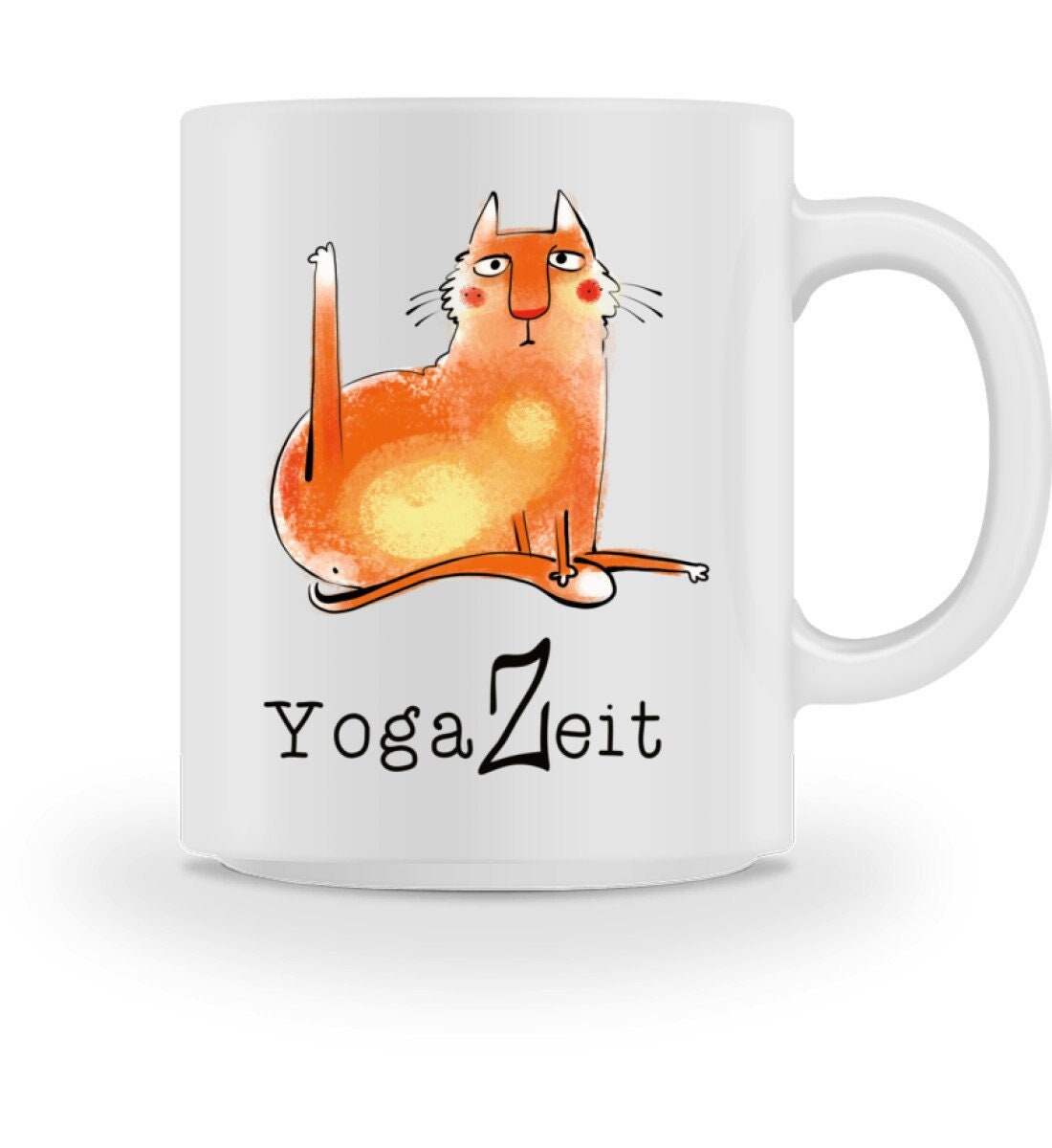 Yoga Time Cat Café Thé Yoga Tasse - Mug