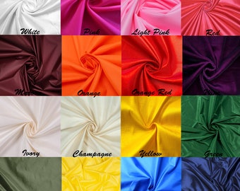 16 Farben Dupionseide Stoff 16 Farben Dupioni , Reine Dupionseide Kunstseide Stoff Meterware, Seiden Stoff Meterware, Seide Stoff Meterware