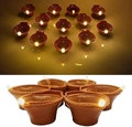 LED water sensor diyas, Pack of 12/24 diyas, Water magic diya reusable, eco friendly