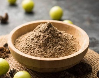 Indian Gooseberry Powder, Organic Amla Powder, Natural Source of Vit. C, For Skin and Hair, Pack of 4,8 oz and 16 oz