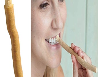 Natural Herbal Miswak Toothbrush, Organic Toothbrush Teeth Whitening Oral Hygiene Toothpaste Chewing Stick, Miswak Ayurvedic Datun Herbal