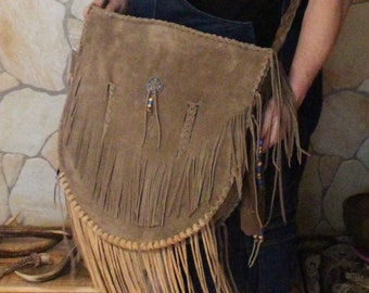 Easter Sale - 011 - Hand Drum Bag (Hand Drum Bag) Leather Water Buffalo - New - Color: Brown