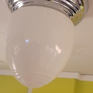 Vintage 1940&#39;s Art-Deco Flush Mount Fixture