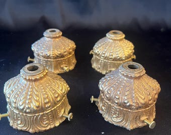 Soporte para pantalla de vidrio vintage de 2 1/4", juego de 4