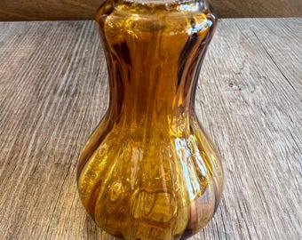 Vintage Optic Amber Fount, Glass Break, MCM, Glass Replacement, 1960's-70's