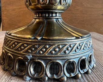 Soporte para pantalla de lámpara vintage Swag, MCM, soporte para vidrio de 6"