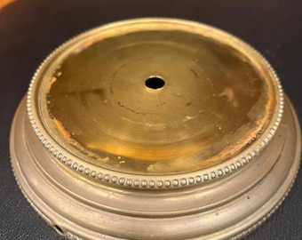 Vintage Solid Brass Lamp Base