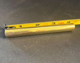 Short Round Brass Tube