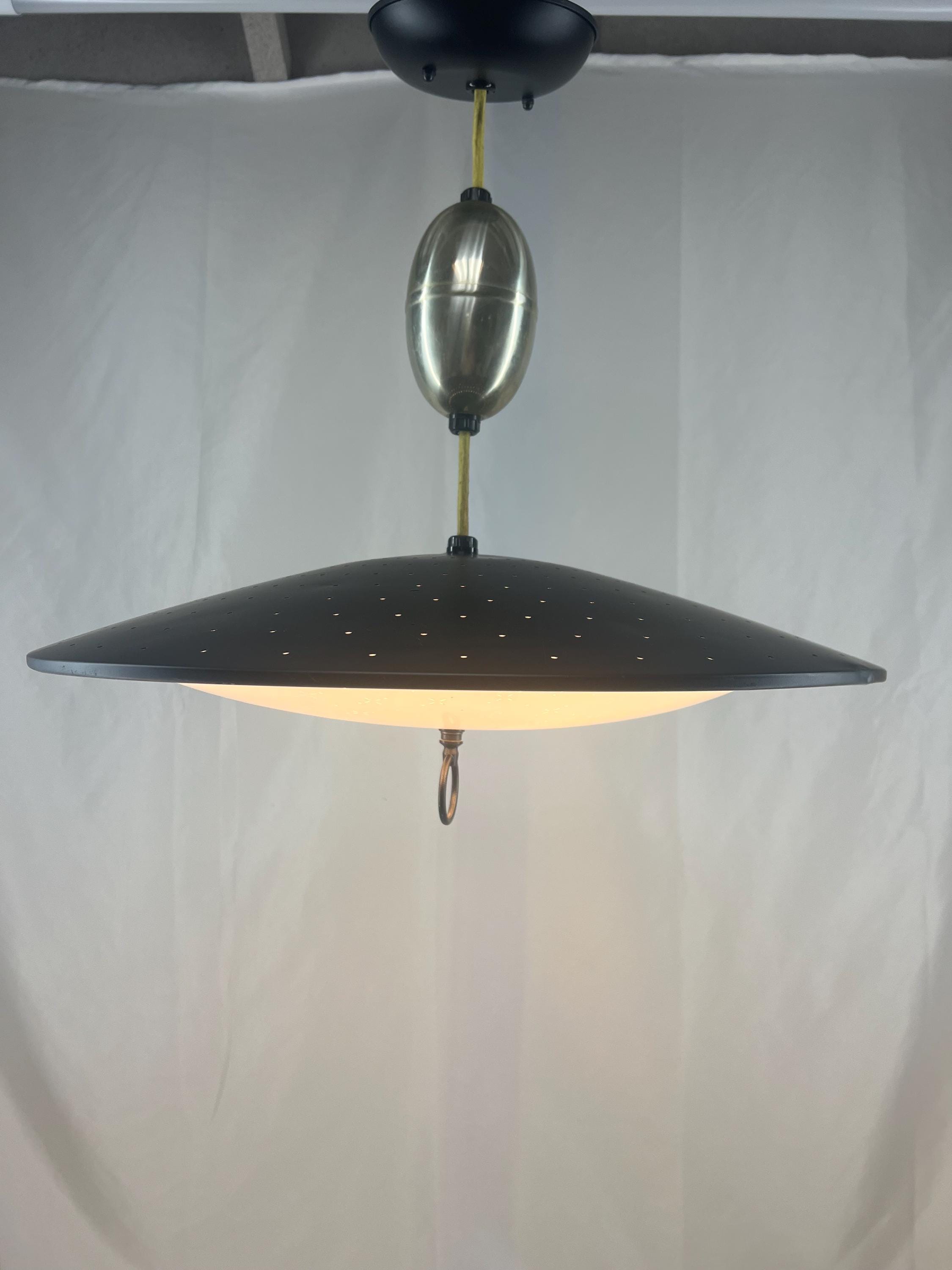 Atomic Pull Down Ufo Light - Etsy