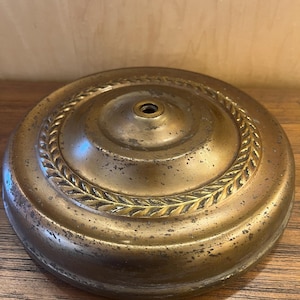 Vintage golvlampsfot, tungviktad, 1/4IP-gänga