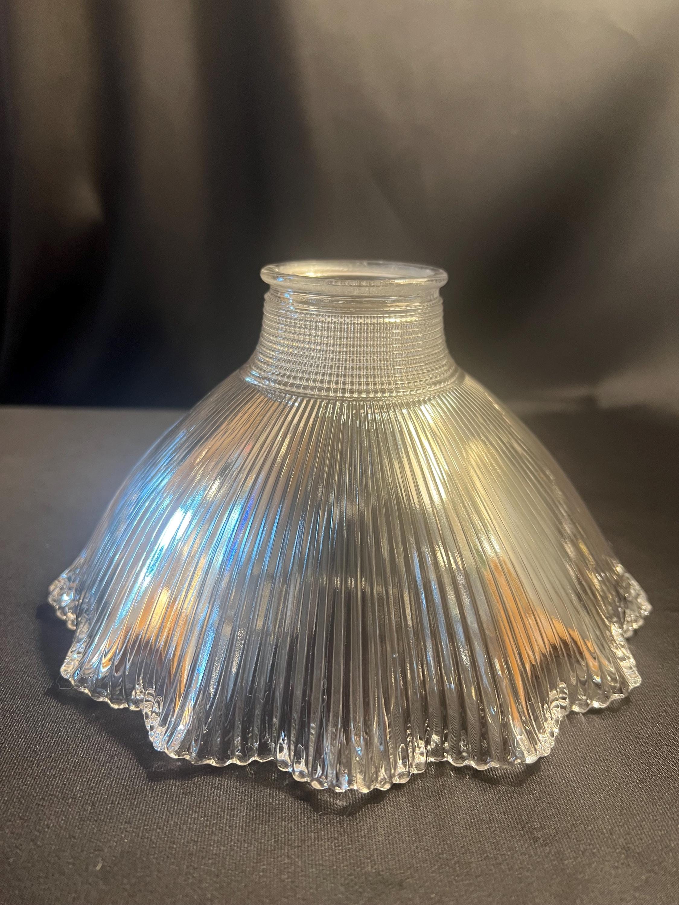 Vintage Holophane Glass Shade - Etsy