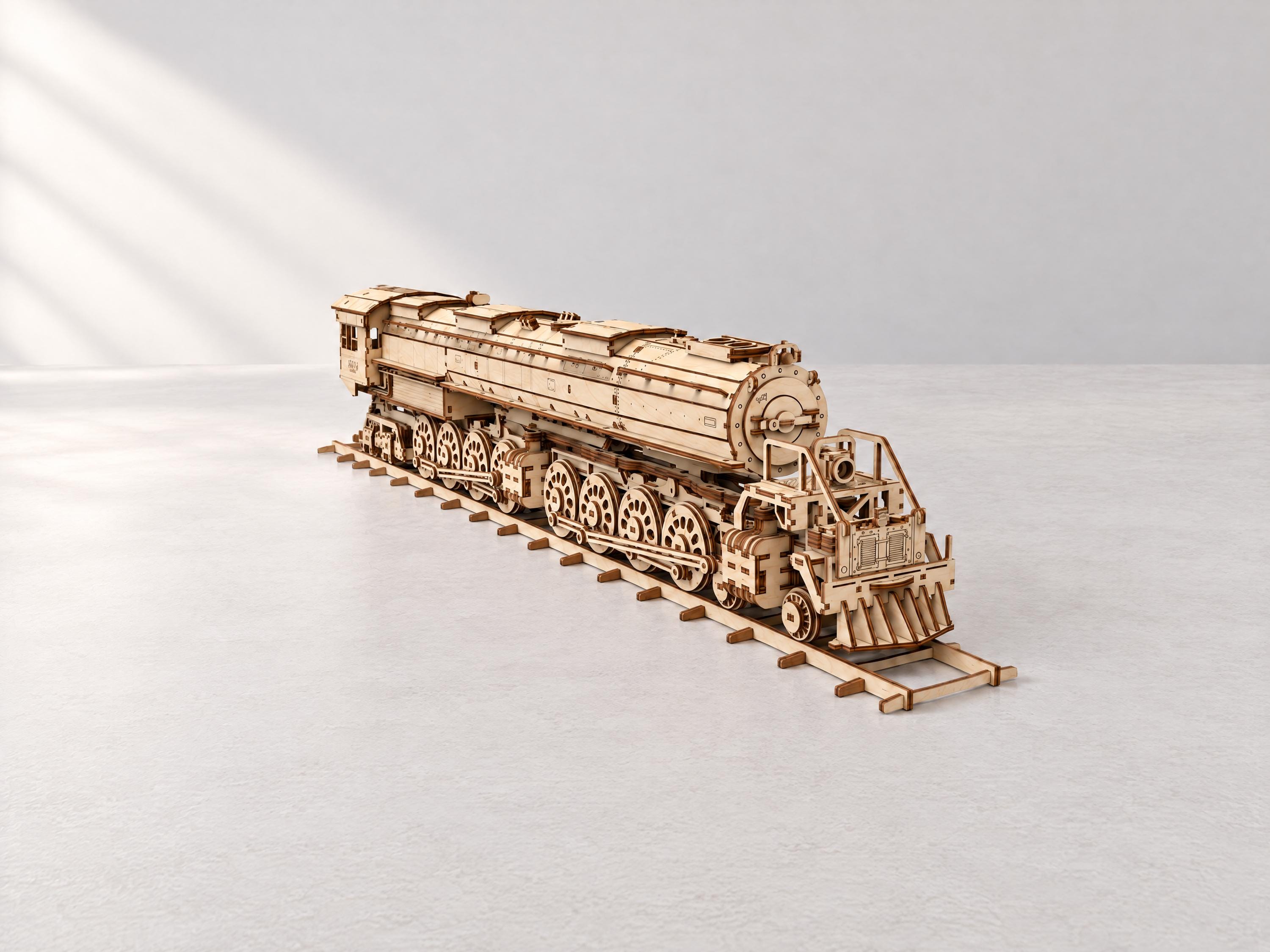 Big Boy 4014 Locomotive Laser Cut Files: Advanced Wooden Model - Etsy