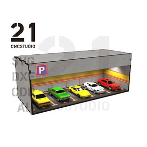 Parking 1/64 LASER GESNEDEN BESTAND, dxf, svg, cdr, ai