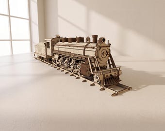 Dollywood Express No. 70 Laser Cut Files: 1/32 Train Model