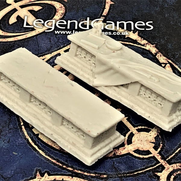 Necromancer pair of WorkBenches - Resin - designed and made by LegendGames