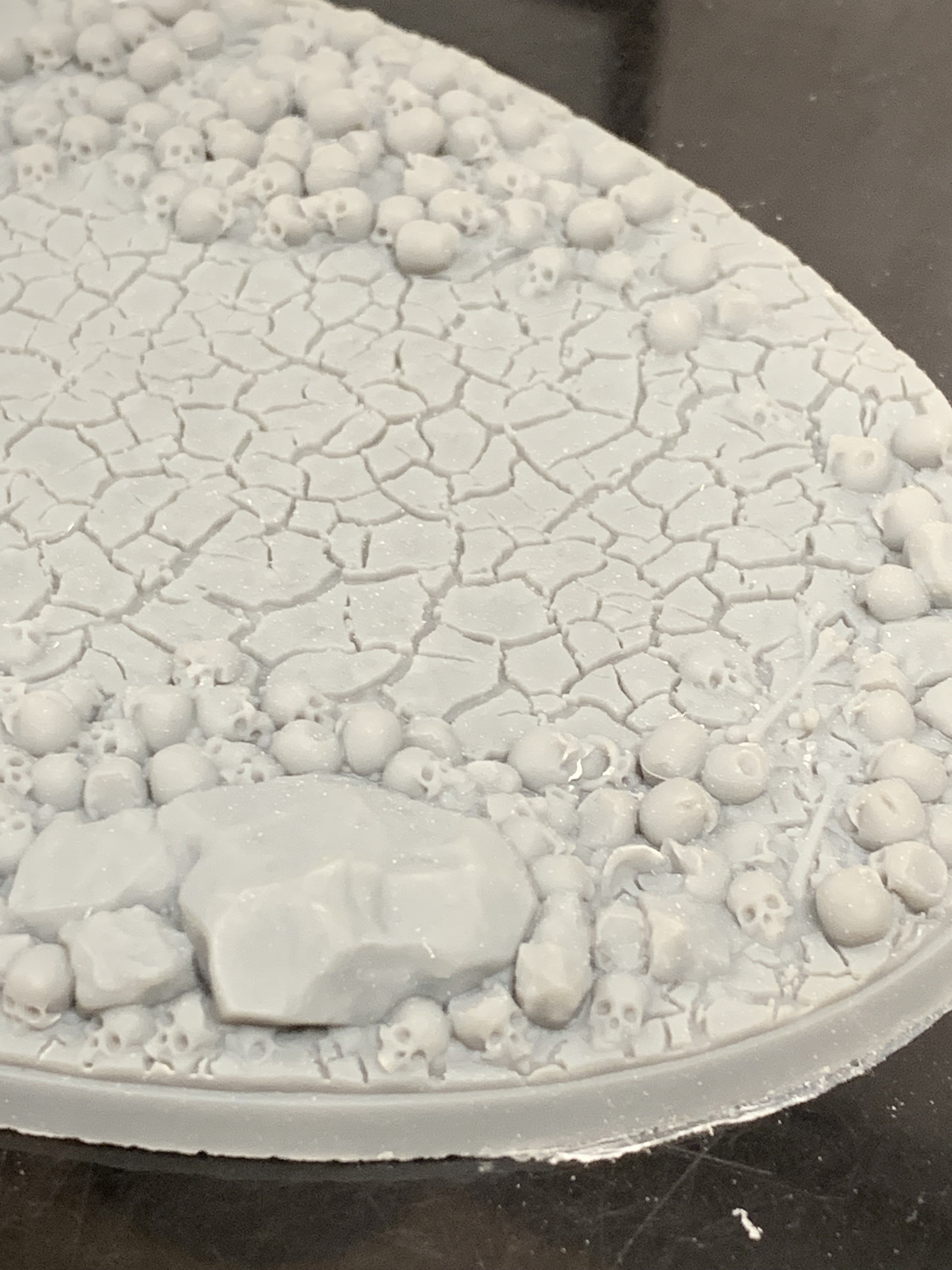 Skull Base - 170mm X 105mm Huge Monster Base X1 - Resin - Designed and ...