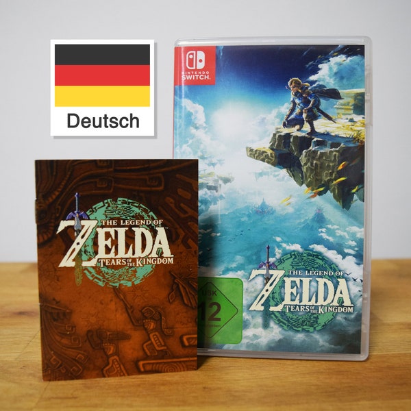 The Legend of Zelda: Tears of the Kingdom -  Inoffizielle Spielanleitung (Nintendo Switch) Broschüre / Handbuch / Manual (deutsch / german)