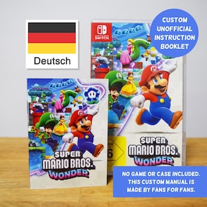 Super Mario Bros. Wonder -  Inoffizielle Spielanleitung (Switch) Broschüre / Handbuch / Manual (deutsch / german)