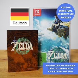 The Legend of Zelda: Tears of the Kingdom -  Inoffizielle Spielanleitung (Switch) Broschüre / Handbuch / Manual (deutsch / german)