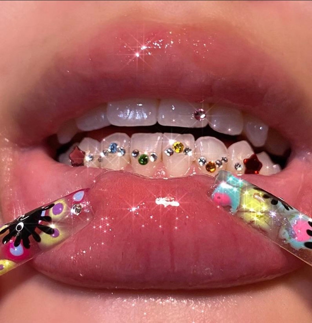 144/ 240 Gross Swarovski Crystals Tooth Gems design Kit Etsy