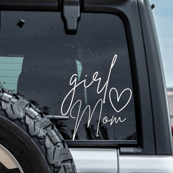 Girl Mom Decal Etsy