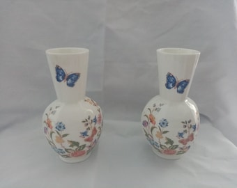 Aynesley vintage Cottage Garden Bud Vases