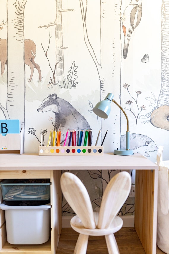 Crayon top kids table