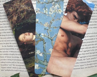 Classical Art Bookmark Set | The Fallen Angel | Ophelia | The Swing | Van Gogh | Dark Academia | Book Lover Gift | Masterpieces | Fine Art