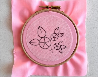 Rosen Trio DIY Stick & Stitch Stickvorlage