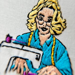 YOU THREADENING ME Embroidery Hoop Art
