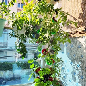 Vertical Hydroponic Tower Garden – 27 Pots Indoor Outdoor Growing System for Vegetables & Herbs