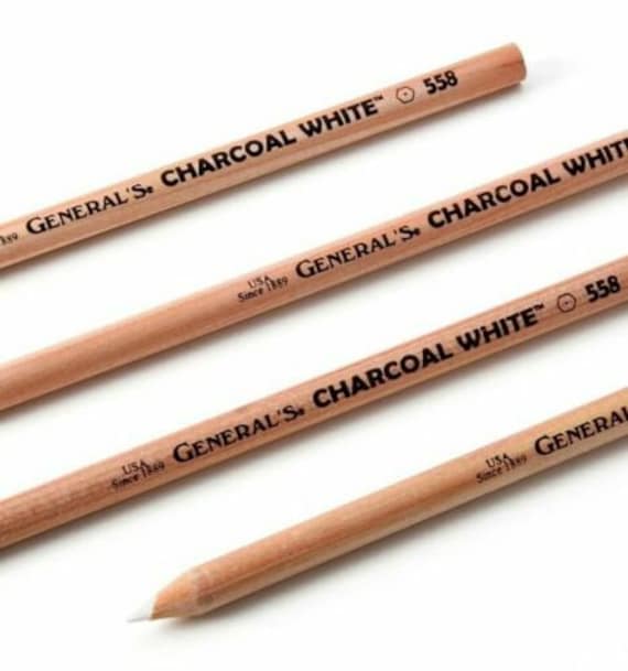 General Pencil General's Charcoal Pencil - White