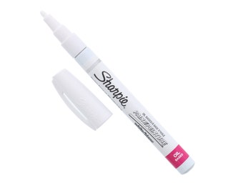 White Sharpie Oil-Based Paint Marker Pen - Fine