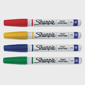 Sharpie Paint Marker Feinspitze Stift Auf Ölbasis Rot / Blau / Grün / Gelb & Magenta UK
