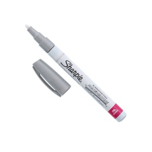 Silver Sharpie Oil-Based Paint Marker Pen - Fine