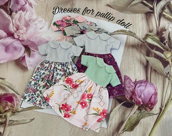 dress for pullip dolls 22/24/26/27cm obitsu S/M , dal/byul/pullip/isul stock body, pureneemo blythe