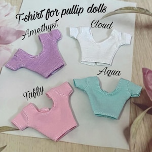 T-shirt for pullip dolls 27cm S/M/L 26cm M/L obitsu pullip