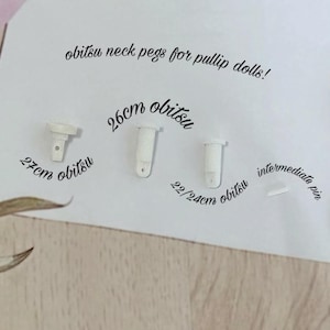 3D printed neck pegs for obitsu body 27/26/24/22 cm pullip family dolls made by greendebugger