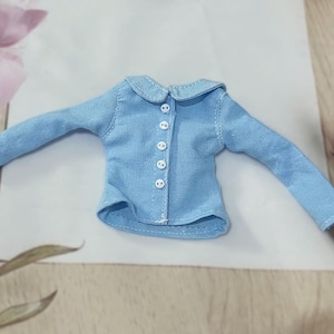 Long-sleeved shirts for pullip dolls 22/24/26/27cm S/M obistu,pullip/isul