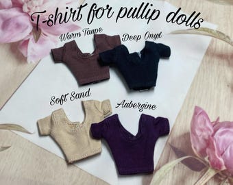 T-shirt for pullip dolls 27cm S/M/L 26cm M/L obitsu pullip