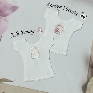 T-shirt for pullip dolls 22/24/26/27 S/M obitsu, pullip stock body