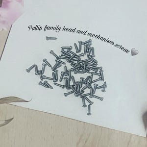 Screws for pullip family dolls head and eye mechanism not original but more durable