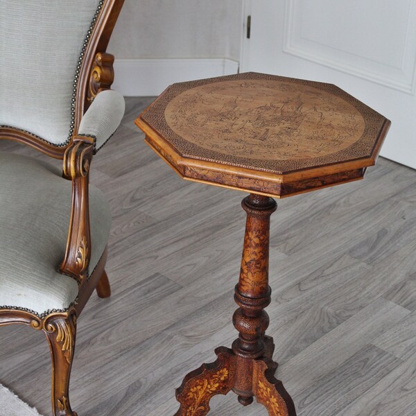 Antique Side Table - Etsy