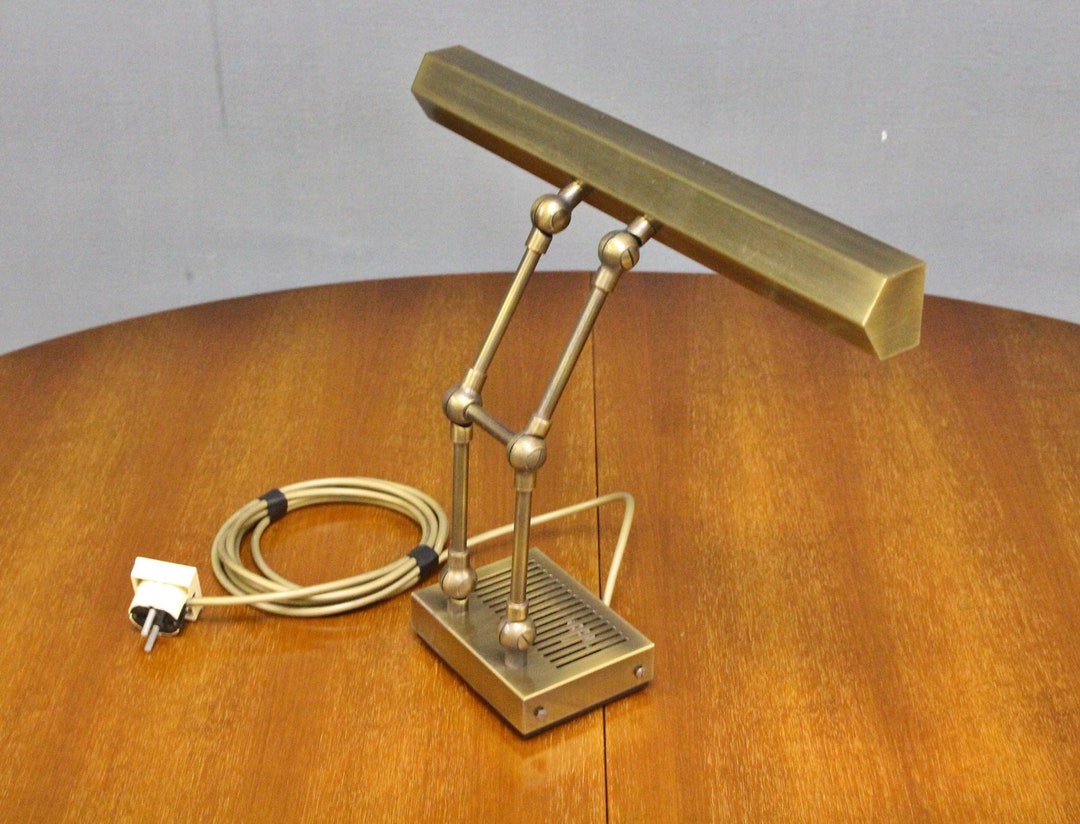 Brass Picture Lamp Antique Picture Light Vintage Picture Light Etsy