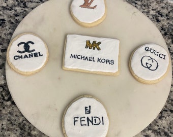 Designer / sugar cookies / brand names / decorated cookies