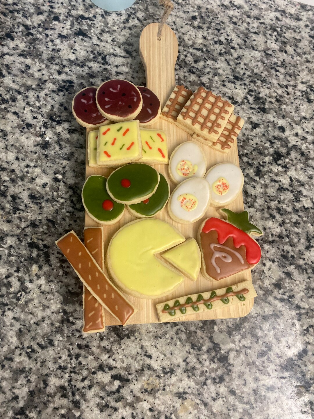 Charcuterie Board / Sugar Cookies / Party Food / Cookies / Decorated