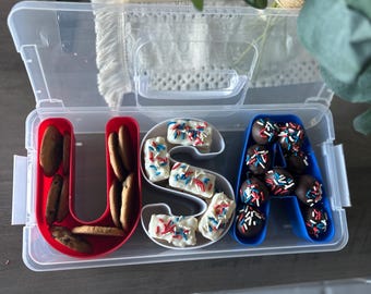 Fourth of July / memorial day / snackle box / gift box / treats / gifts / desserts
